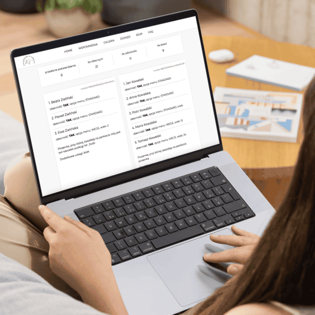 panel administratora na komputerze